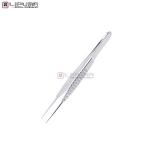 คีมจับเนื้อเยื่อ BONN Iris Forceps ขนาด 10.0 ซม. คีมผ่าตัดเนื้อเยื่อคุณภาพสูง ผลิตจากเหล็กกล้าไร้สนิม คีมจับเนื้อเยื่อ BONN Iris Forceps สำหรับจักษุวิทยาและหู คอ จมูก - Product Image 5