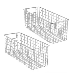 Cesta de Almacenamiento Metálica Premium con Asas Antideslizantes para Uso Doméstico y Lavandería, Cesta de Almacenamiento Multiusos Duradera con Recubrimiento en Polvo - Product Image 4