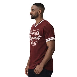 T-shirt Kappa Alpha Psi Worlds Greatest Frat Script Tee Krimson, vêtements de fraternité grecque avec graphisme audacieux, confort et style de qualité supérieure - Product Image 3