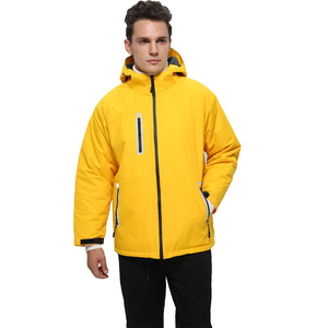 <b>Lightweight</b> Winter Outdoor Windbreaker Breathable Waterproof Quilted <b>Rain</b> <b>Jacket</b> with Reflective Strips - Product Image 3