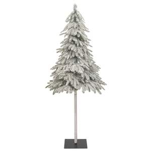 Sapin de Noël artificiel à 300 LED avec neige floquée, 70,9 pouces, lumières de Noël - Product Image 4
