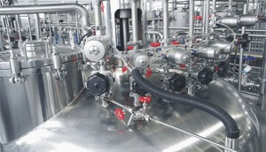 Biorreactor de Acero Inoxidable 304/316 de 500L, Fermentador, Recipiente a Presión, PLC, Producción de Vacunas contra la Enfermedad de Pies y Boca, 5000L - Product Image 3