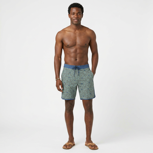 <b>Men's</b> <b>Floral</b> Print Board <b>Shorts</b> Mid Waist Drawstring Quick Dry Polyester <b>Swim</b> Trunks Casual Beachwear - Product Image 2