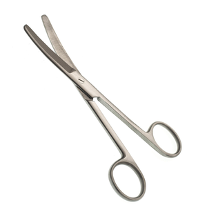 Tijeras Cooper de 14 cm, Curvas, con Punta Roma, de Acero Inoxidable, para Disección Quirúrgica, Instrumento de Cirugía General - Product Image 1