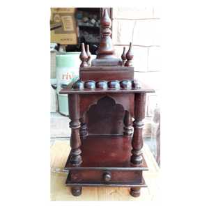 Templo hindú de madera Mandir para decoración del hogar - Product Image 4