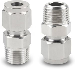 Unión de Tubería de Compresión, Forma Hexagonal, Rosca NPT, Superficie Pulida, Suministro de Agua, 1.8 Pulgadas, Alta Presión - Product Image 2
