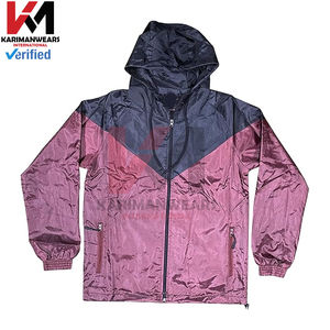 เสื้อแจ็คเก็ตกันลมแบบมีฮู้ดและกางเกงจ็อกเกอร์สำหรับผู้ชายพร้อมโลโก้สั่งทำพิเศษ ผู้จำหน่ายขายส่ง - Product Image 4