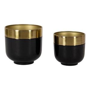 Jardinières décoratives en métal pour fenêtre, dorées et polies - Product Image 4