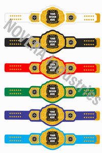 Personalized Wrestling Championship Belt Custom <b>Name</b> Title Heavyweight Zinc Alloy <b>Plate</b> 4mm Leather Strap Sports Award - Product Image 5