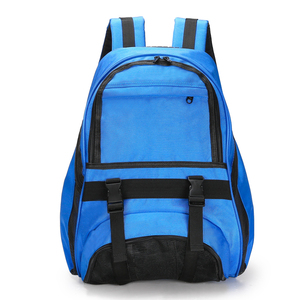 Sac à dos de sport décontracté Awoz en polyester noir avec compartiment pour ballon de football, sac en filet portable écologique de 6 pouces pour ballons, idéal pour l'été - Product Image 5