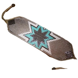 สร้อยข้อมือลูกปัดแท้ทำด้วยมือเครื่องประดับมุกที่ไม่ซ้ำใครพร้อมกำไลที่ปรับแต่งได้ - Product Image 1