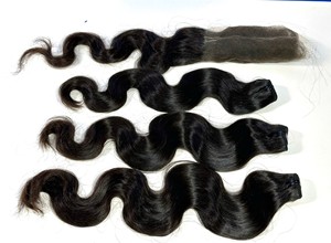 Extensions de cheveux Body Wave de 10A 12A 15A bon marché, ondulation naturelle, cuticule brésilienne vietnamienne alignée, cheveux humains bruts vierges, vente en gros - Product Image 4