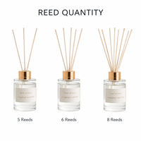 Diffuseur de parfum en rotin écologique à marque privée 100 ml avec bouchon en bois et parfum de jasmin, senteur longue durée pour la maison et le bureau