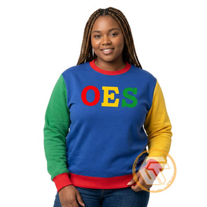 Sudadera de Invierno Personalizada de Algodón con Forro Polar y Bordado de la Estrella del Este, con Logotipo Frontal, Ropa Coreana Griega OES - Product Image 1