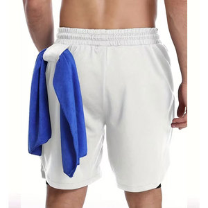 Men Running Shorts Fitness Quick-Drying Black Double <b>Layer</b> Shorts Men Sport Workout Training Bodybuilding Short Pants - Product Image 4