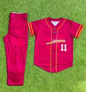 Maillot de baseball et de softball unisexe personnalisé de haute qualité avec impression ou broderie personnalisée, logo par sublimation, maillot en mesh - Product Image 6