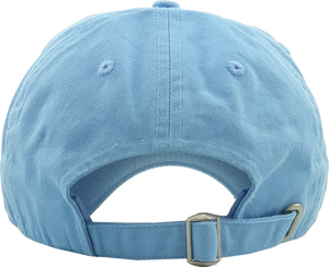 Gorra de Béisbol de Color Azul Claro Sólido, Diseño de 6 Paneles, Ajuste Ajustable, Unisex, Informal, Tela de Lona, Poliéster/Algodón, Bordado - Product Image 6