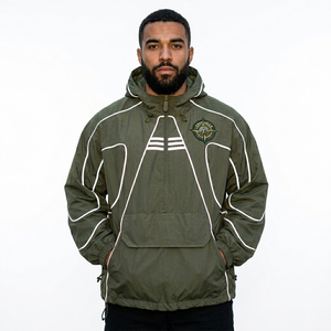 OEM Custom Designer Streetwear <b>Mens</b> <b>Jacket</b> Nylon Windbreaker Lightweight 3m <b>Reflective</b> <b>Jacket</b> Hoodie for <b>Men</b> Windbreaker - Product Image 5