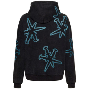 Sudadera Casual con Pedrería Brillante, 100% Algodón, Sudadera de Invierno con Logotipo Personalizado en la Parte Delantera, Transpirable y de Primera Calidad - Product Image 4
