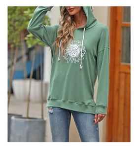 Nueva Colección de Sudaderas con Capucha para Mujer, 100% Algodón, Manga Larga, Cuello Caído, Estampadas, Cómodas, para Invierno, Personalizables - Product Image 1