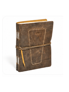 Rustic Leather Travel Journal | Handmade Writing Diary Premium Leather Bound Notebook | Vintage Diary Journal | 8x6 Inch - Product Image 2