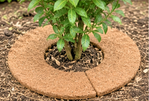 Eco2go Vietnam Coconut Fiber Mulch <b>Ring</b> for Garden Weed Control Moisture Retention Plant Stakes Simple Style - Product Image 6
