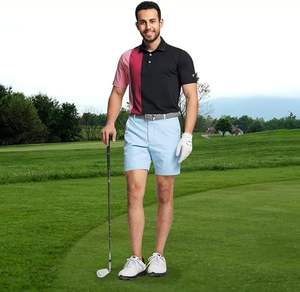 Polos de Golf para Hombre, Manga Corta, Secado Rápido, Casual, Deportivos, Transpirables, con Bloques de Color - Product Image 2