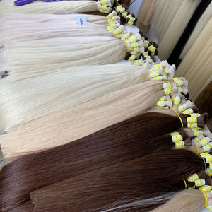 Extensiones de Cabello Humano Virgen Vietnamita de Onda Profunda, 100g, Precio de Fábrica Nasa, Todos los Colores, Rubio Frío, Super Doble Trama - Product Image 4