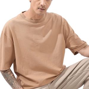 Camiseta extragrande de algodón pesado de lujo personalizada para hombre, 100% algodón, informal, cuadrado, diseño de cuello redondo, Camisetas extragrandes de lujo de alta calidad - Product Image 6