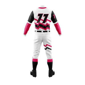 Servicios OEM, Último Diseño, Uniforme de Béisbol Unisex, Talla Grande, Transpirable, Antibacteriano, Suministro Directo de Fábrica, Venta en Línea - Product Image 6