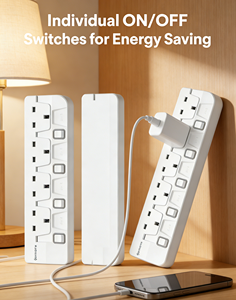 Fabrication en usine, OEM, série BETA, type britannique standard, protection contre les surtensions et la mise à la terre, prise commerciale 13A à 4 sorties - Product Image 6