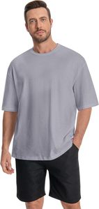 T-shirt Homme Oversize 100% Coton Grammage Lourd 220g, Coupe Boxy, Impression Personnalisée sur Épaule, Style Hip Hop, Grande Taille, Vierge - Product Image 3