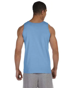 <b>Singlet</b> Tank Top <b>Men</b> 100% Cotton Breathable O-Neck 220g Knitted Smart Casual Fitness Activities Wrestling <b>Singlet</b> Custom - Product Image 3