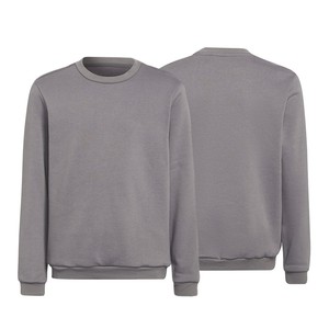 Sweat-shirt Harry Johnson Production gris uni en mélange de coton tricoté à manches longues coupe classique décontracté respirant séchage rapide automne - Product Image 5