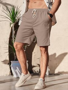 Pantalones Cortos Bermuda de Poliéster Ecológico Estampados para Hombre, con Cintura Elástica, Logotipo Frontal, Ropa Casual de Verano - Product Image 6