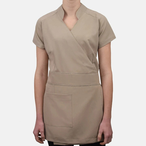 Uniformes Unisex Personalizados Estilo Túnica para Salón de Belleza, Camisa de Trabajo, 65% Poliéster, 35% Algodón, para Esteticistas y Clínicas Dentales - Product Image 4