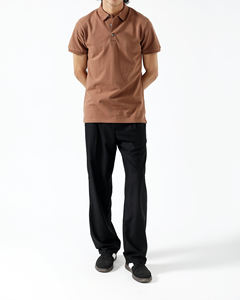 เสื้อโปโลแขนยาวคอปกแบบมีลาย 210gsm สีพื้น ปรับแต่งได้ ชายเสื้อผ่าข้าง สำหรับผู้ชาย - Product Image 2