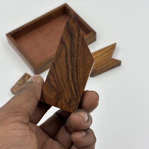 Jeu de puzzle rectangulaire en bois artisanal en bois de rose indien, casse-tête éducatif, jouet compact de voyage, cadeau - Product Image 6