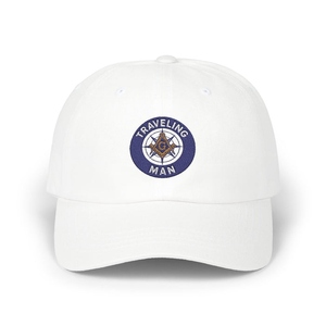 Gorra de Béisbol Bordada Ajustable con Diseño de Hombre Viajero de la Logia Azul de Maestro Masón, Venta al Por Mayor - Product Image 3