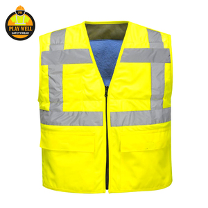 Customized Logo Hi Vis Safety Vest Custom High Visibility Men's High Reflective Safety Workwear Hi vis Vest - Product Image 1