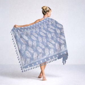 ผ้าขนหนูชายหาดฟูตะ ผ้าฝ้ายรีไซเคิล 100% คุณภาพพรีเมียม ลายแจ็คการ์ด ราคาขายส่ง สำหรับผู้ใหญ่ - Product Image 1