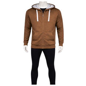Sudadera con capucha para hombre, manga larga, tela transpirable, diseño de sudadera con capucha tipo pullover, patrón sólido, impresión de logotipo personalizado, sudadera con capucha para hombre - Product Image 5