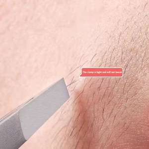 Pince à épiler de précision durable pour sourcils, à pointe inclinée, en acier inoxydable, pour l'épilation - Product Image 3