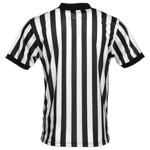 Men's Custom Knitted Fabric Football <b>Referee</b> Uniform Customizable Shirt Uniform Short Sleeve Digital Printing Match Judge Shirt - Product Image 4