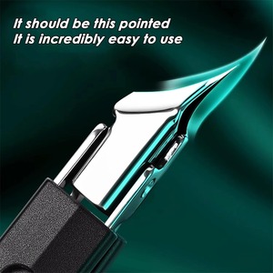 ที่ตัดเล็บมือเล็บเท้าแบบโค้ง ทนทาน ทำจากสแตนเลสอย่างดี ป้องกันการกระเด็น  คมกริบ ขนาดใหญ่ สำหรับเล็บหนา อุปกรณ์ทำเล็บมือเล็บเท้า - Product Image 4