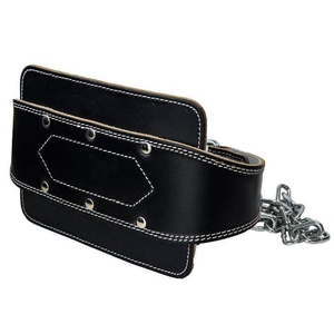 Weight Lifting Belt Standard Neoprene Dip Belt Heavy Duty Chain Pull Chin Dips Bodybuilding Exercises <b>Strength</b> <b>Training</b> Gym EVA - Product Image 1