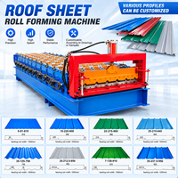 Máquina Automática para Fabricar Láminas Trapezoidales para Techos con Sistema de Control PLC para Construcción de Acero