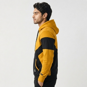 Sweat à capuche pour homme de haute qualité, fabriqué en tissu polaire, confortable, coupe régulière, durable, hiver, écologique, respirant - Product Image 4