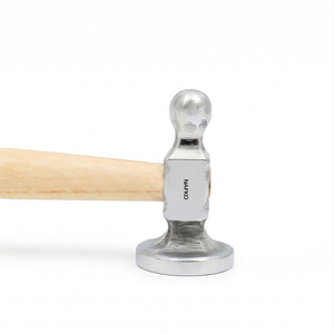 Top Quality Jewelers Chasing Hammer Domed Face Pein End Jewelry Hammer Tool <b>28mm</b> Head Silversmith Heavy Duty Chasing Hammer - Product Image 1