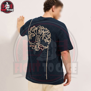 Comfortable With Own <b>Logo</b> Printed Fully Customized Made Graphic Printed 100% Cotton O Neck Solid Color Large Size Men's T-Shirts - Product Image 2